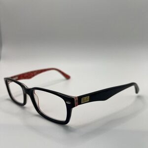 Ray-Ban RB5206 2479 Eyeglasses Frames Only Red Logo Full Rim 54-18-145